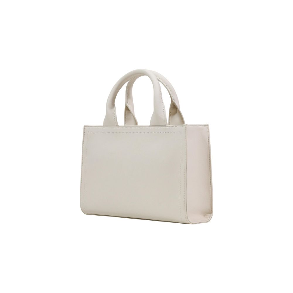 Beige Polyethylene Handbag
