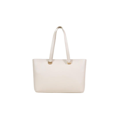 Beige Polyethylene Handbag