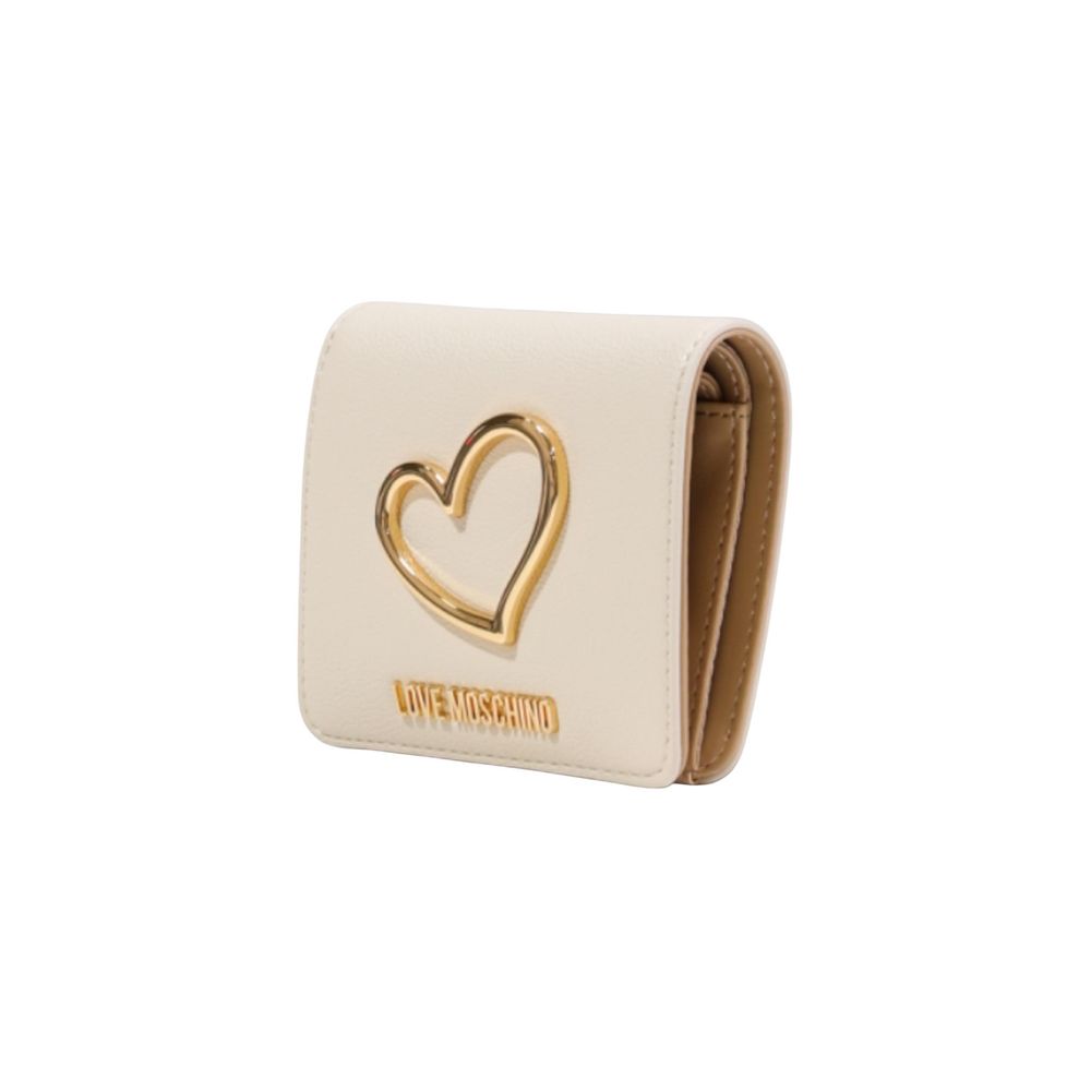 Beige Polyethylene Wallet