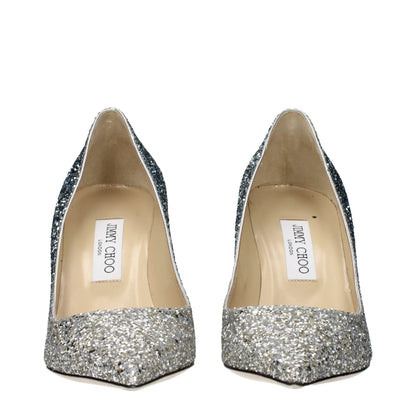 Gray Plastic Pumps
