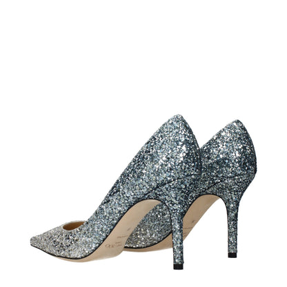 Gray Plastic Pumps