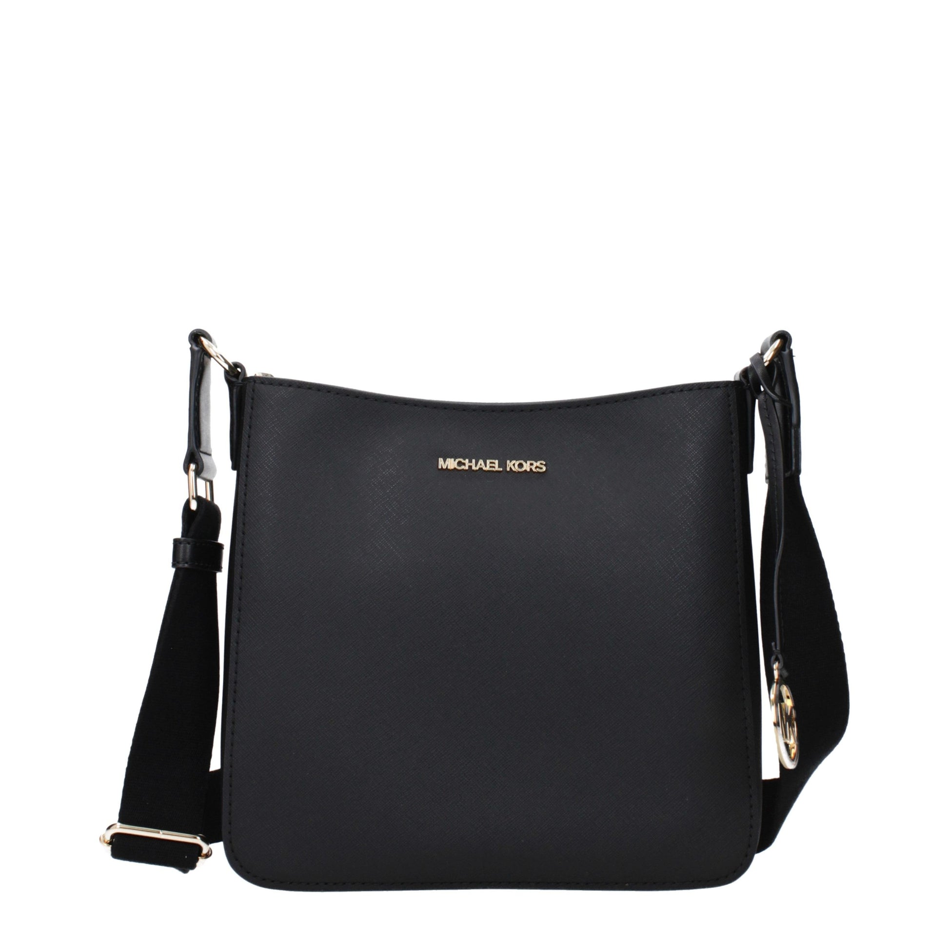 Black Leather Crossbody Bag