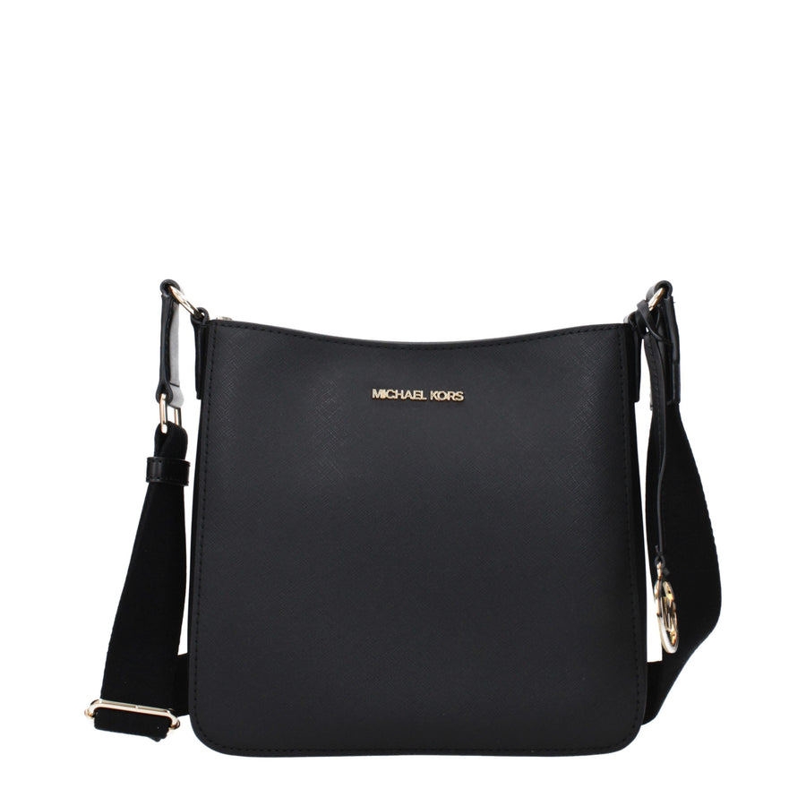 Black Leather Crossbody Bag