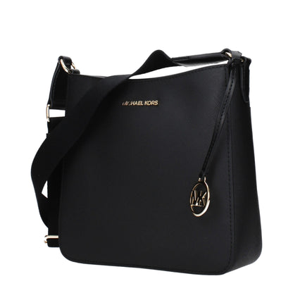 Black Leather Crossbody Bag