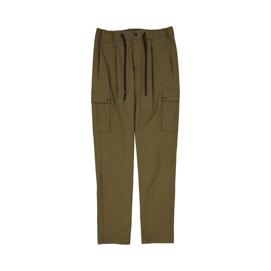 Bicolor Polyester Cargo Pants
