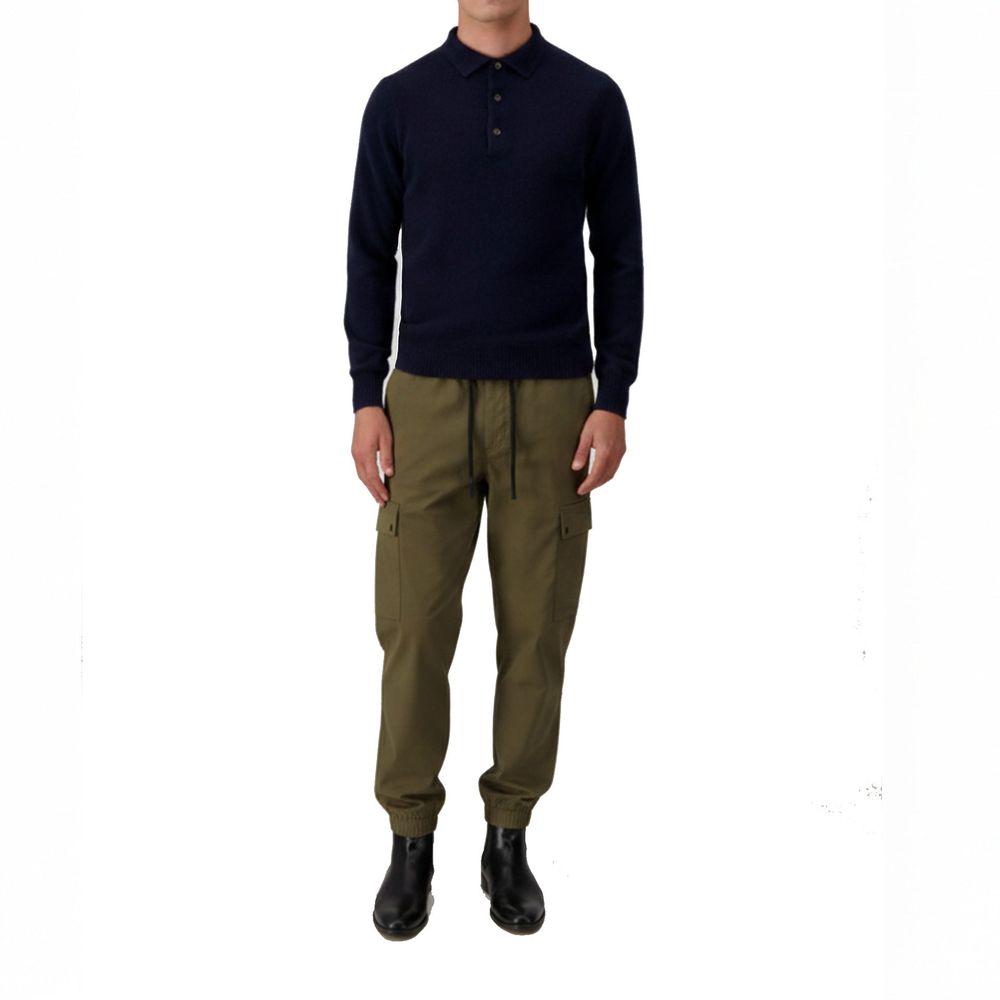 Bicolor Polyester Cargo Pants