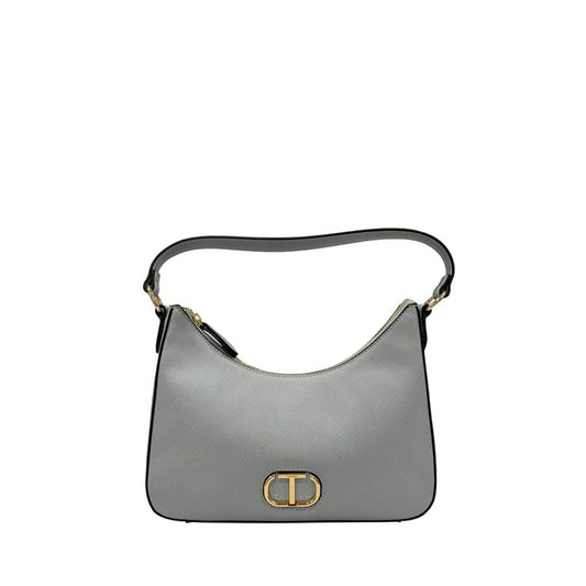 Blue PU Women Shoulder Bag
