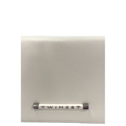 White Polyethylene Crossbody Bag