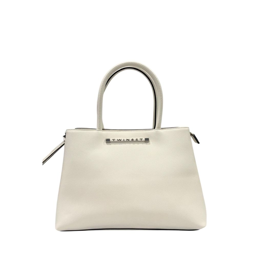 White PU Women Handbag