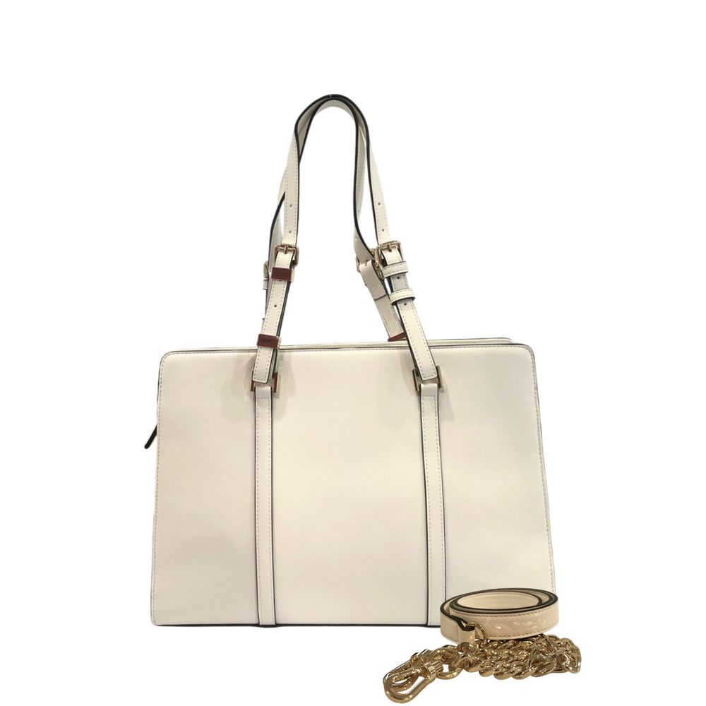 White PU Women Shoulder Bag