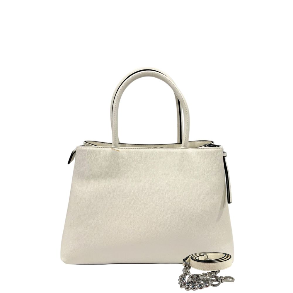White PU Women Handbag