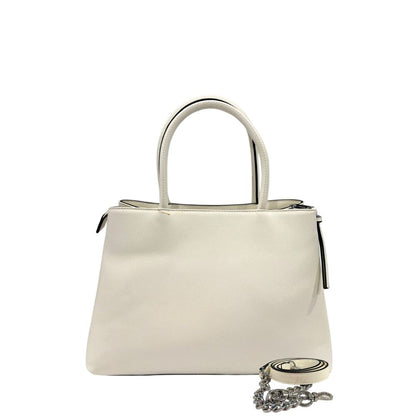 White PU Women Handbag