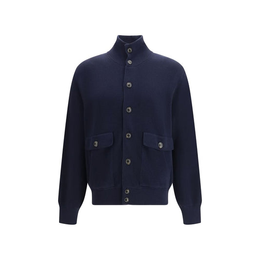 Blue Fleece Wool Jackets And Coat