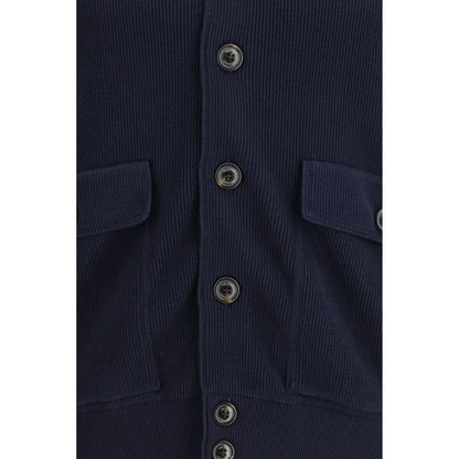 Blue Fleece Wool Jackets And Coat