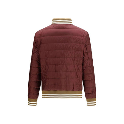Beige Polyester Bomber
