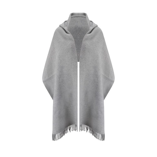 Gray Wool Scarf