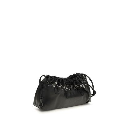 Black Calf Leather Bos Taurus Clutch Bag