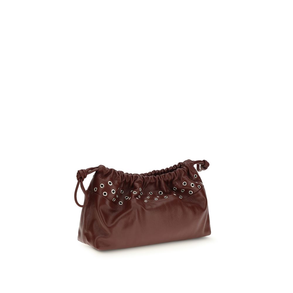 Bordeaux Calf Leather Bos Taurus Clutch Bag