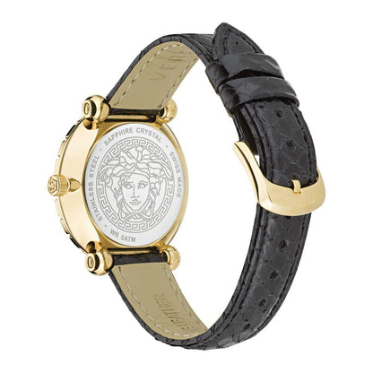Black Fur Dress Watch