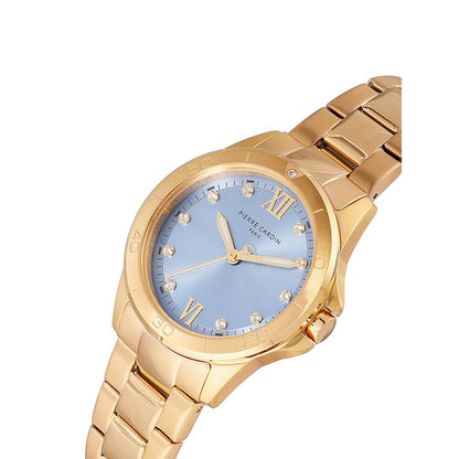 Gold Stainless Steel Dress Watch
