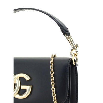 Black Calf Leather Bos Taurus Handbag