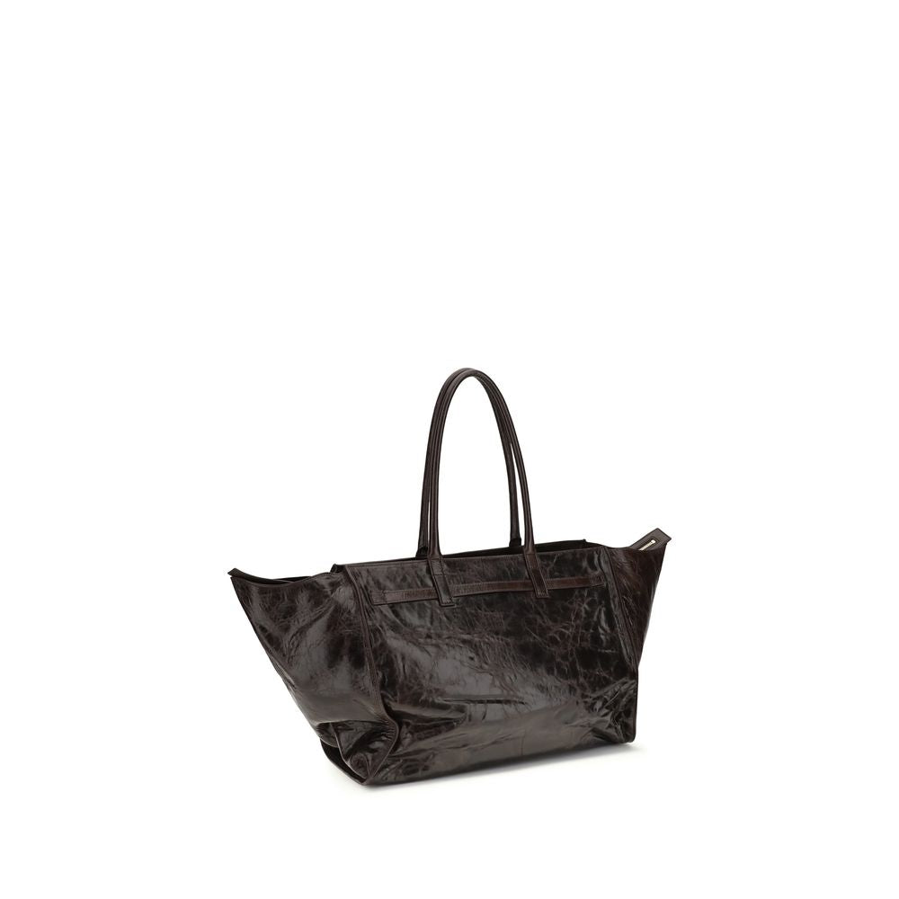 Brown Calf Leather Bos Taurus Shoulder Bag