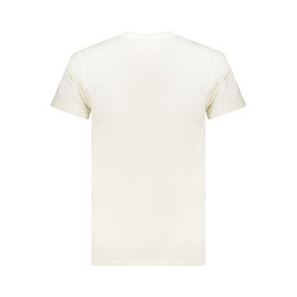 White Cotton Men's T-Shirt