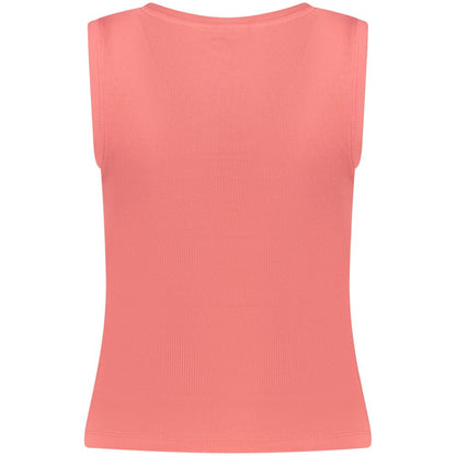 Pink Cotton Women's Tank Top