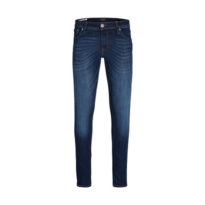 Blue Cotton Skinny Jeans