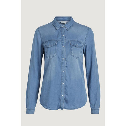Light Blue Cotton Blouse