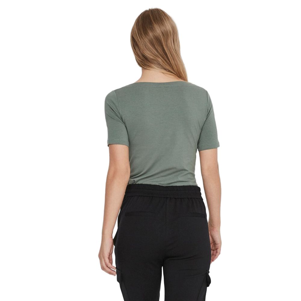 Bicolor Viscose T-Shirt