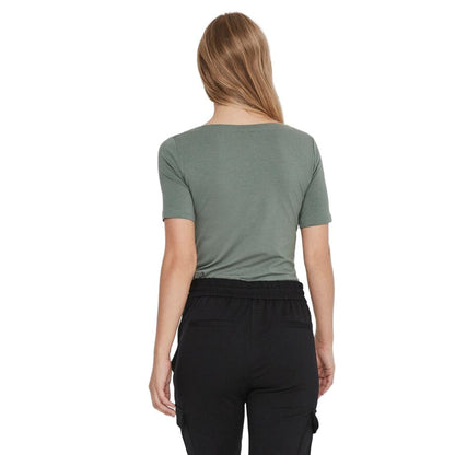 Bicolor Viscose T-Shirt