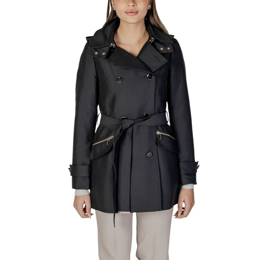 Black Polyester Parka