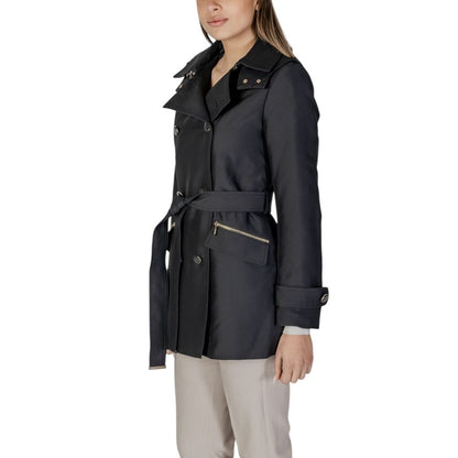 Black Polyester Parka