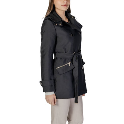 Black Polyester Parka