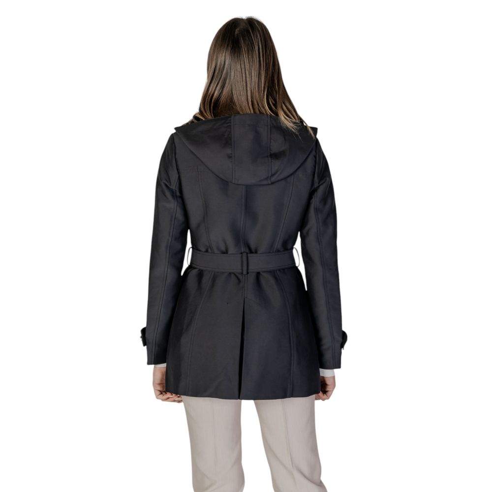 Black Polyester Parka