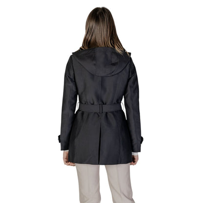 Black Polyester Parka
