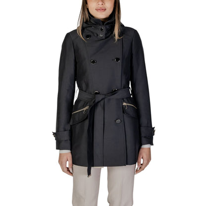 Black Polyester Parka