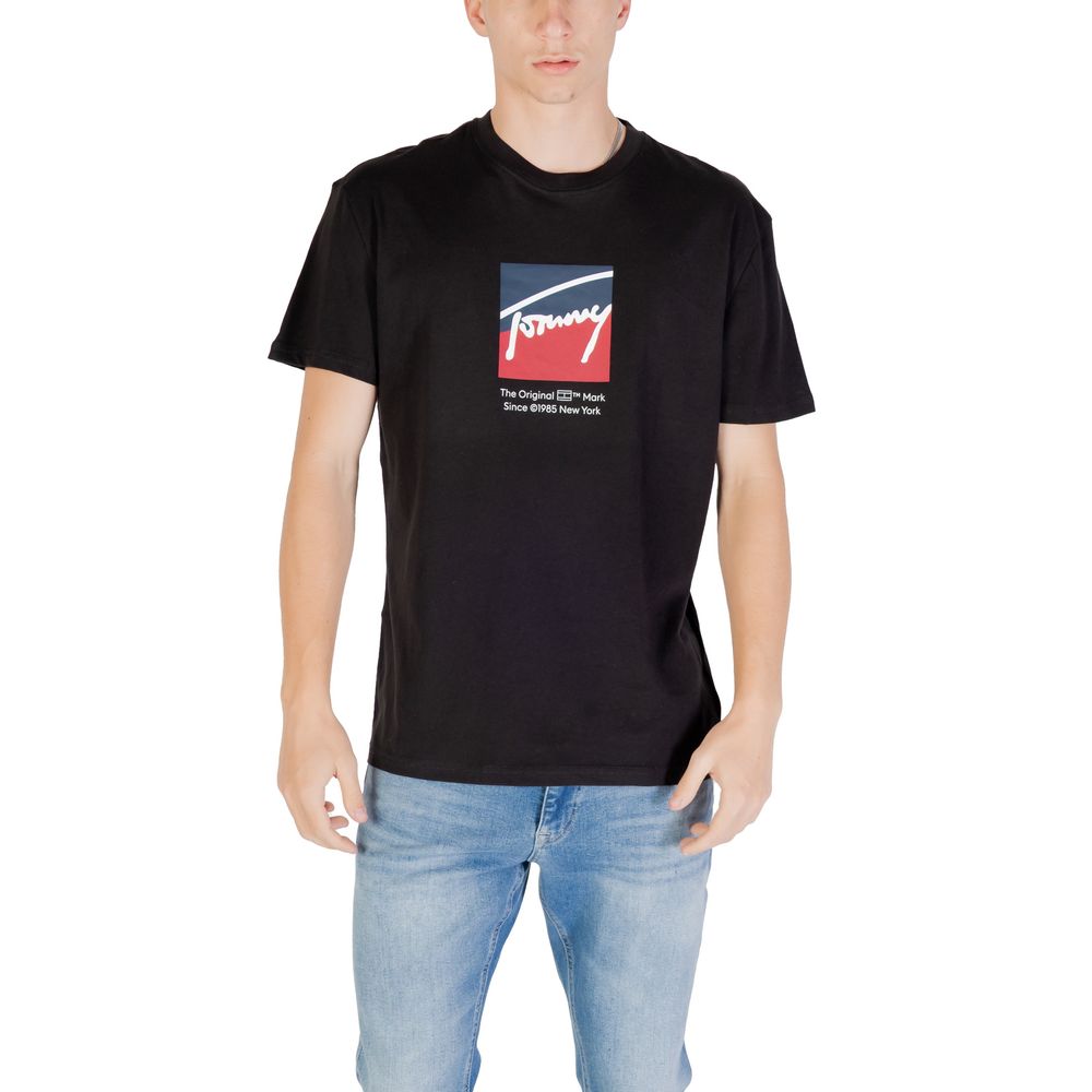 Black Recycled Cotton T-Shirt