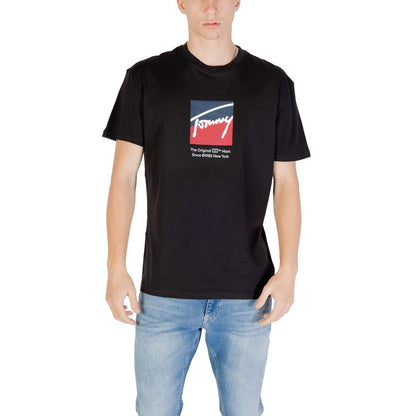 Black Recycled Cotton T-Shirt