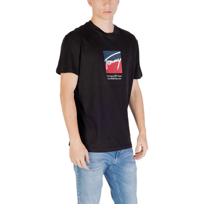 Black Recycled Cotton T-Shirt