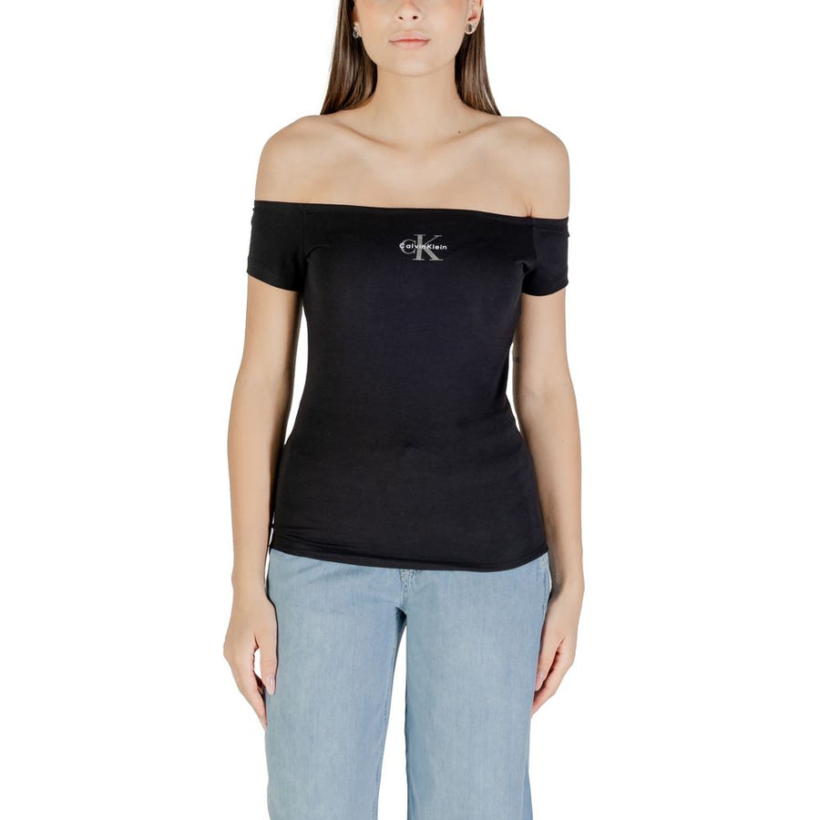 Black Cotton T-Shirt