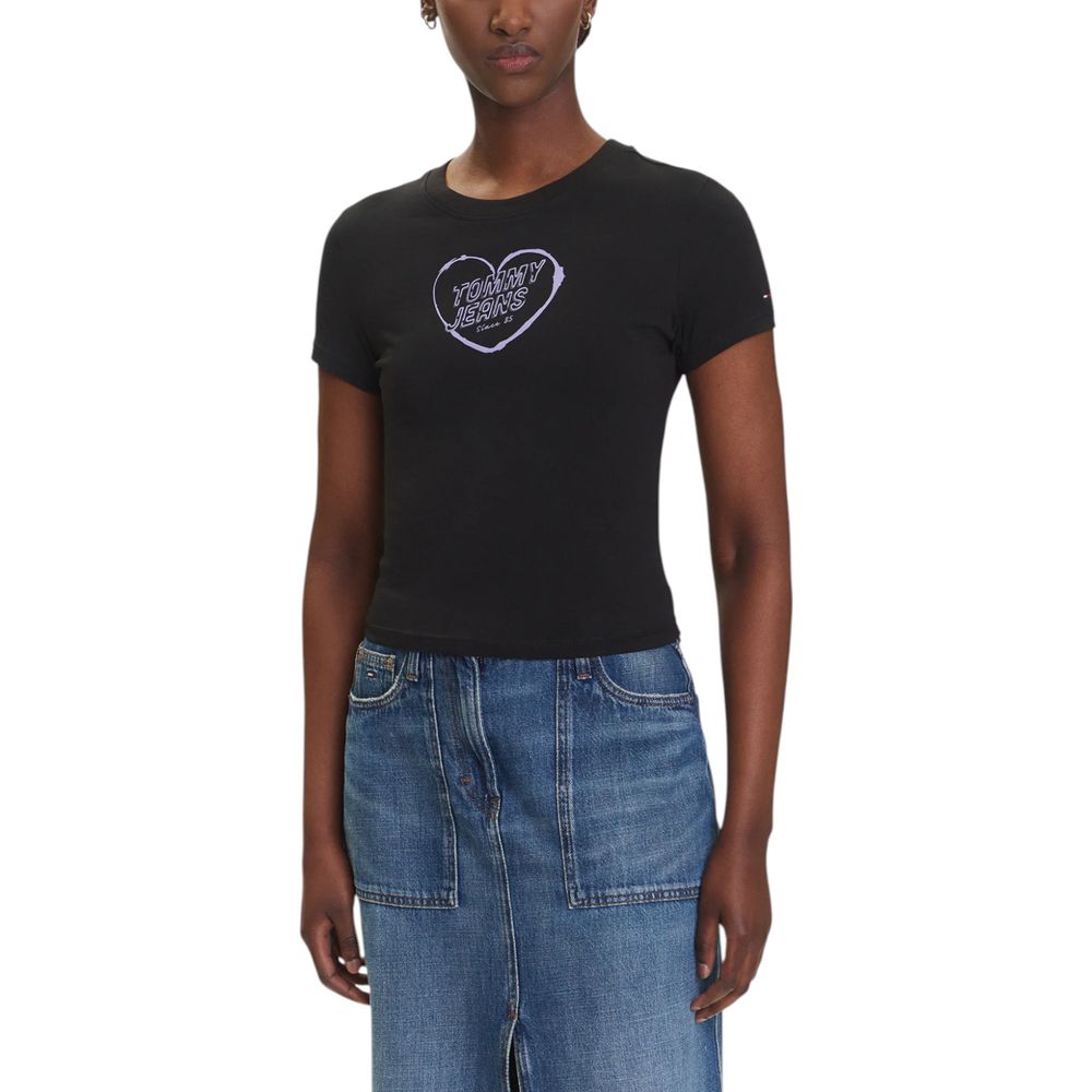 Black Recycled Cotton T-Shirt