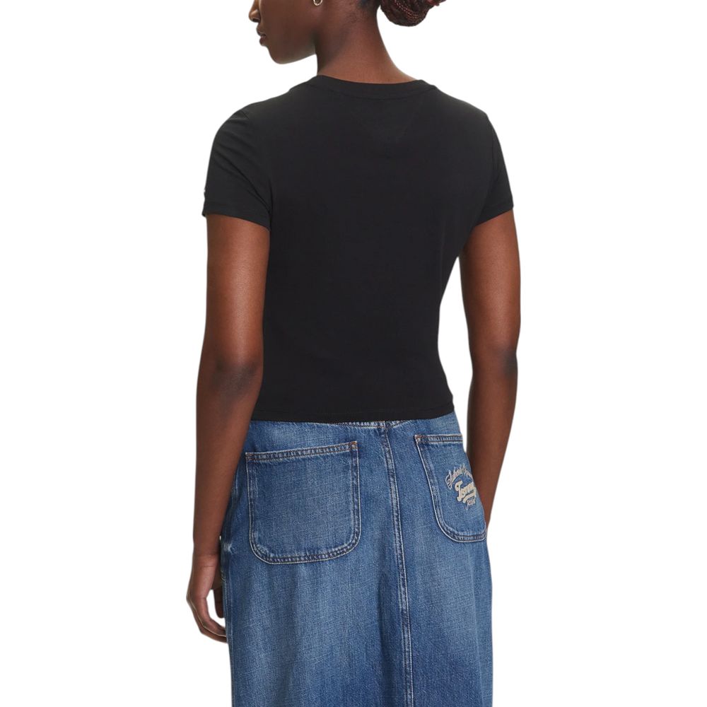 Black Recycled Cotton T-Shirt