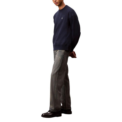 Beige Cotton Relaxed Fit Jeans