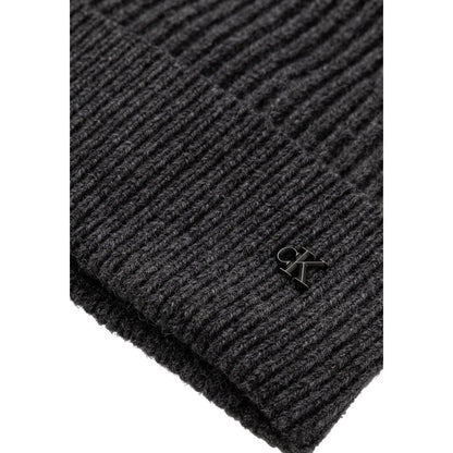 Gray Wool Cap (Baseball Hat)