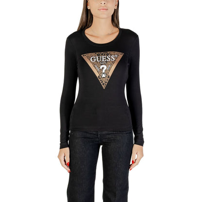 Black Cotton Long Sleeve T-Shirt