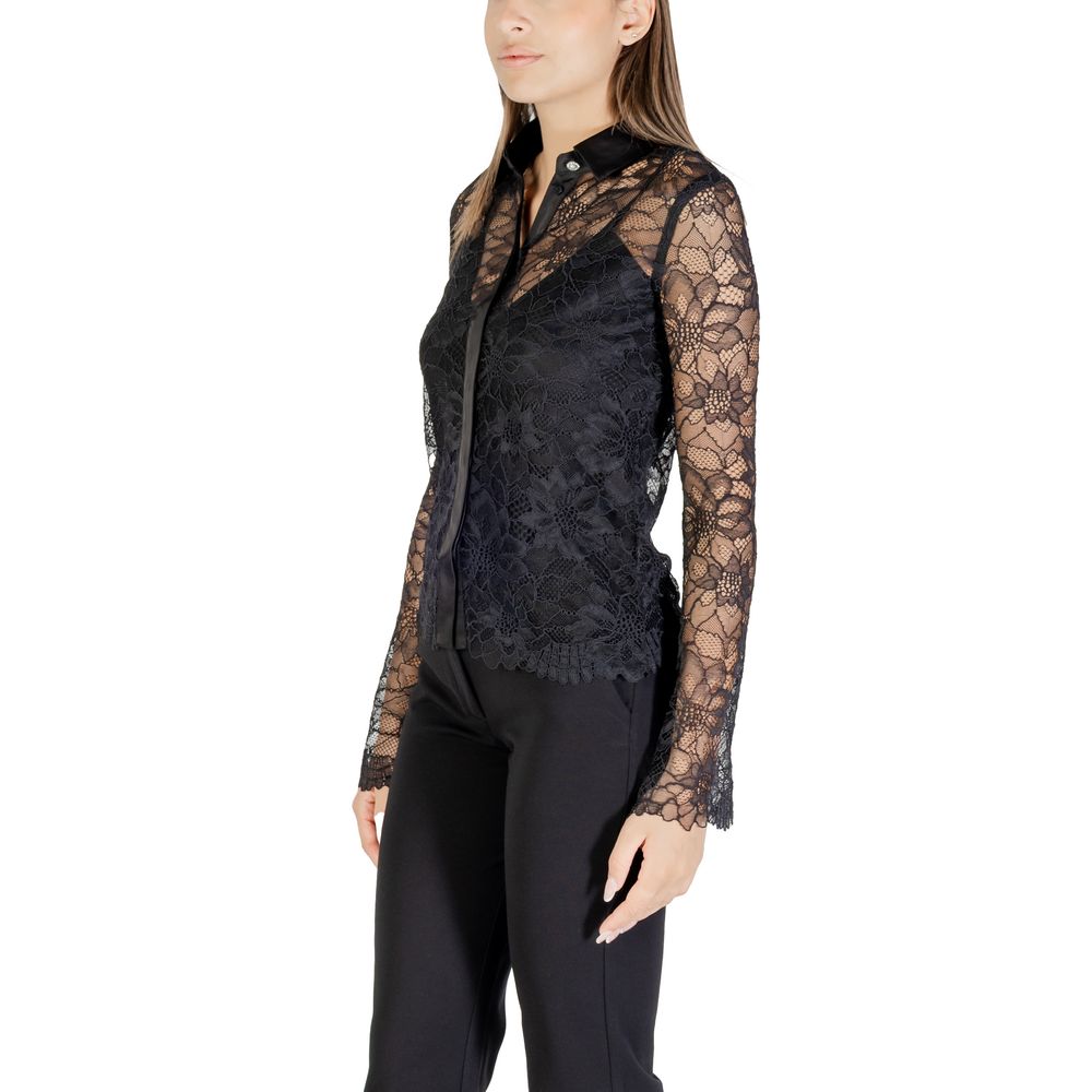 Black Polyamide Blouse