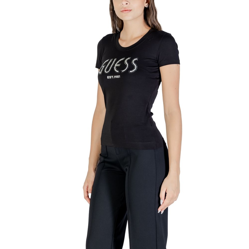 Black Cotton T-Shirt
