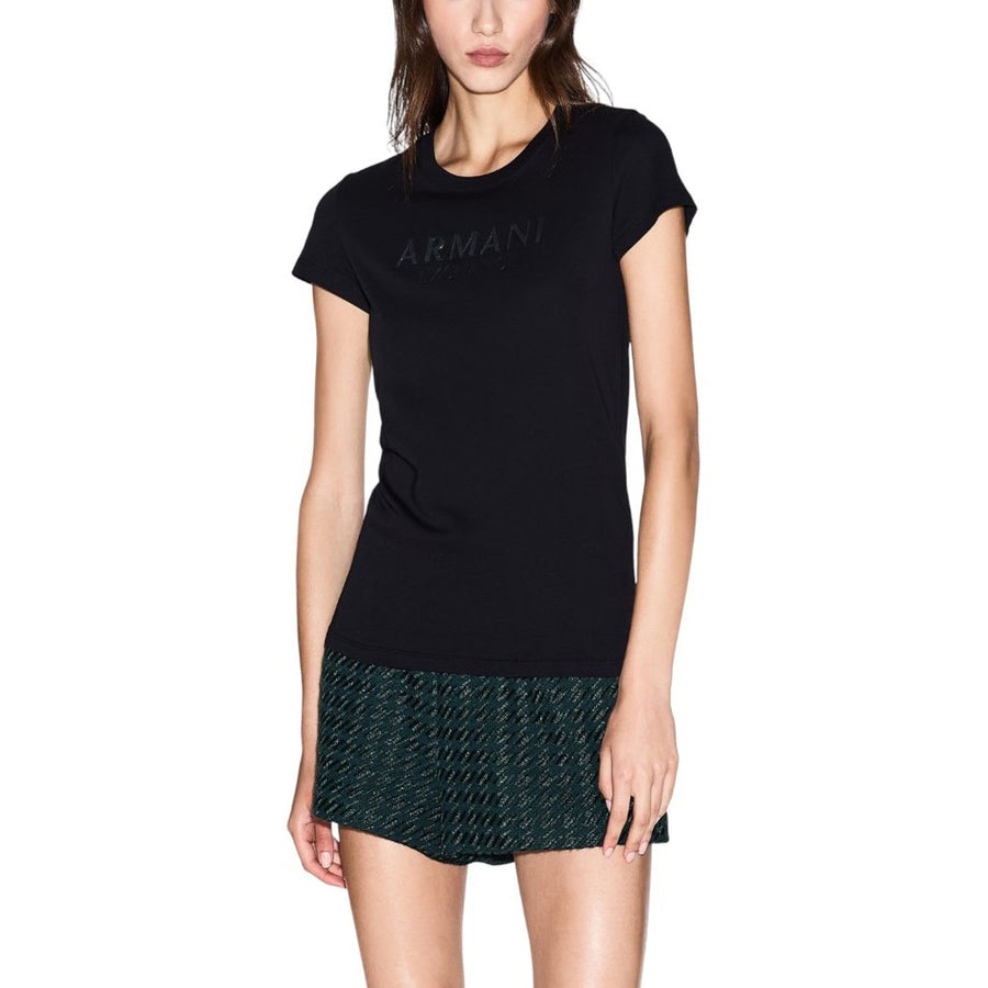 Black Cotton T-Shirt